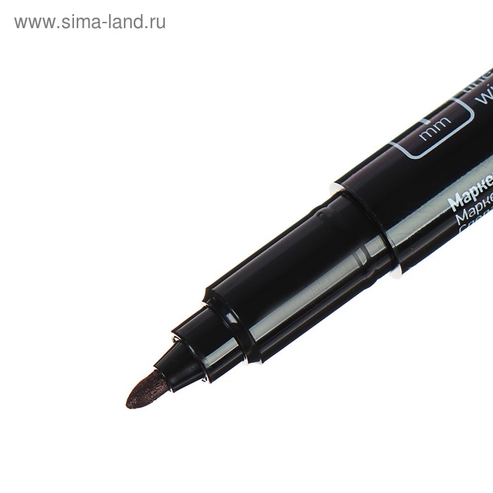 Маркер перманентный 1.0 мм Berlingo чёрный Маркер перманентный 1.0 мм Berlingo чёрный