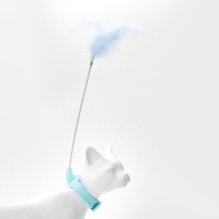 Ошейник-дразнилка для кошек, 17 см, голубой Ошейник-дразнилка для кошек, 17 см, голубой