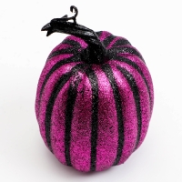 Декор &laquo;Тыква&raquo;, в фиолетовом цвете, 9,5 &times; 9,5 &times; 12 см