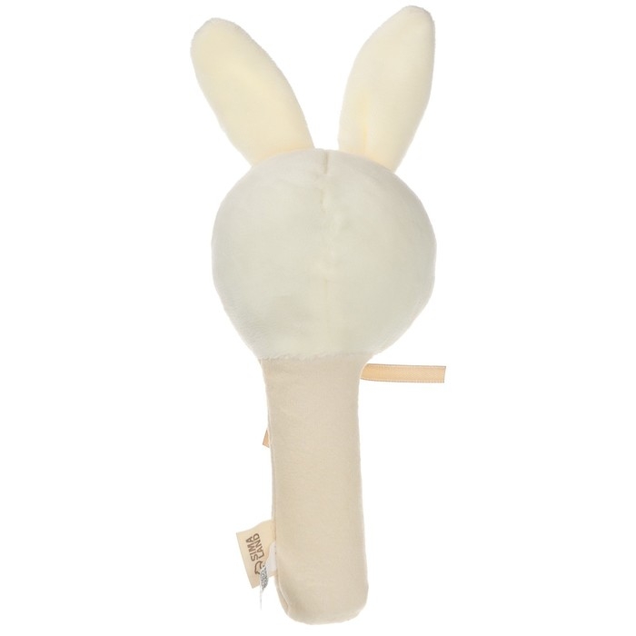 Подарочный набор новогодний: игрушка - пищалка и иигрушка - шуршалка &laquo;Зайка&raquo;, цвет бежевый