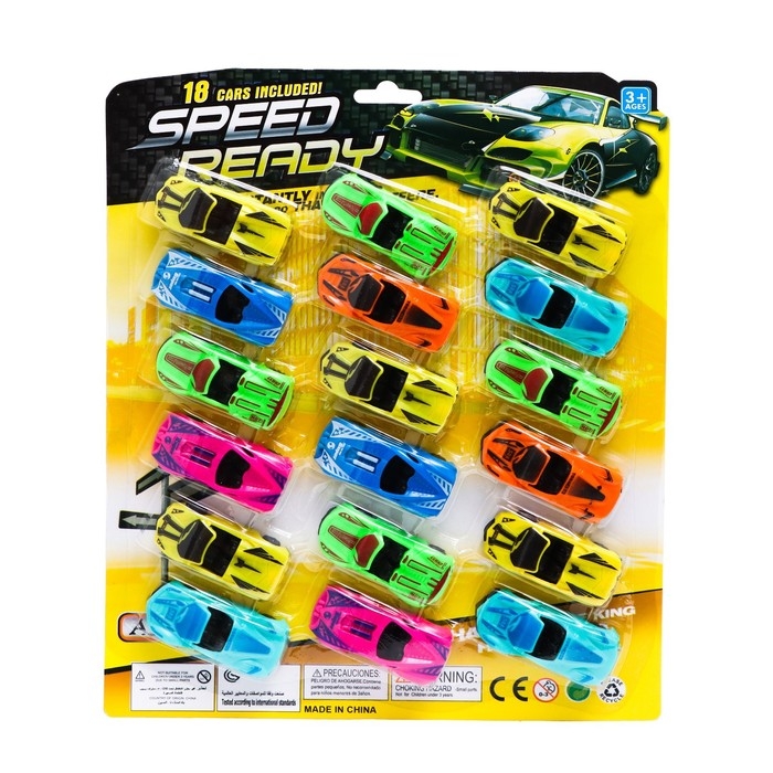 Набор машин &laquo;Рейсер&raquo;, 18 штук