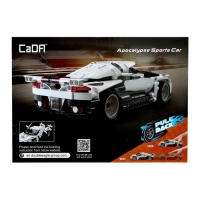 Конструктор инерционный «Спорткар», 368 деталей Конструктор инерционный «Спорткар», 368 деталей