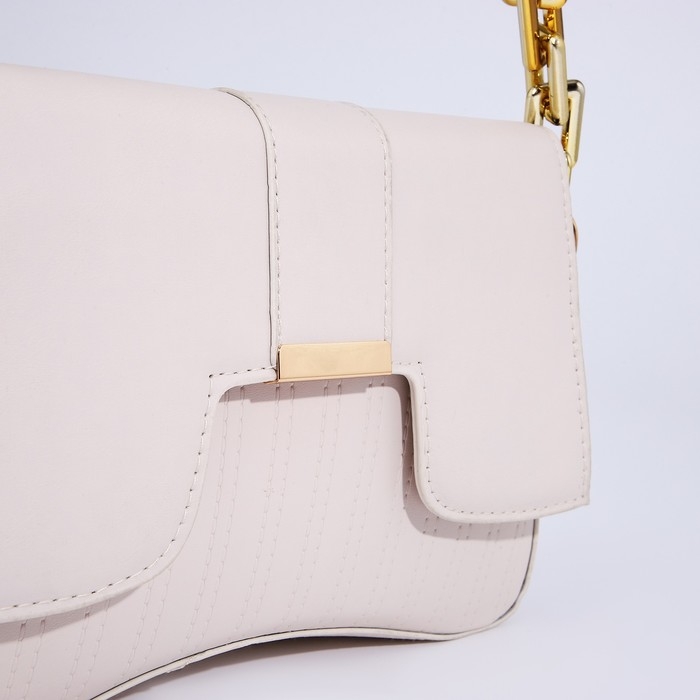 Сумка-мессенджер на магните, цвет молочный Сумка-мессенджер на магните, цвет молочный