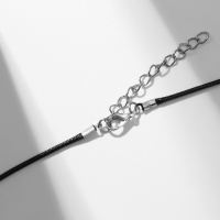 Кулон унисекс «Крест» с черепом, цвет чернёное серебро на чёрном шнурке, 51 см Кулон унисекс «Крест» с черепом, цвет чернёное серебро на чёрном шнурке, 51 см