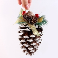 Новый год! Шишка декоративная &laquo;Зимнее настроение&raquo;, с подвесом, 8 &times; 8 &times; 14,5 см