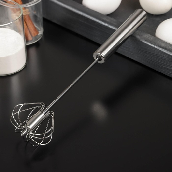 Миксер механический Доляна &laquo;Сильвер&raquo;, 25 см, нержавеющая сталь