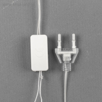 Светодиодная верхушка на ёлку «Звезда белая» 22 см, 15 LED, провод 2 метра, 220 В, свечение мульти Светодиодная верхушка на ёлку «Звезда белая» 22 см, 15 LED, провод 2 метра, 220 В, свечение мульти