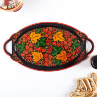 Поднос &laquo;Керженский&raquo;,  большой,хохлома