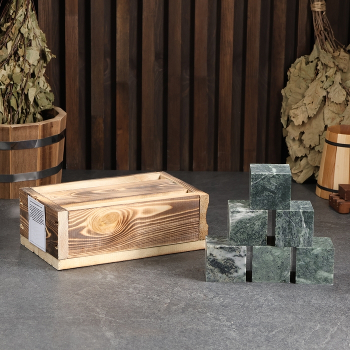 Талькохлорит 8 кубиков в ящике