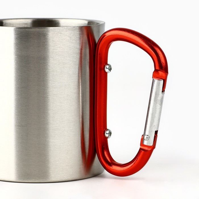 Кружка туристическая с карабином &laquo;Иди в поход&raquo;, 180 мл