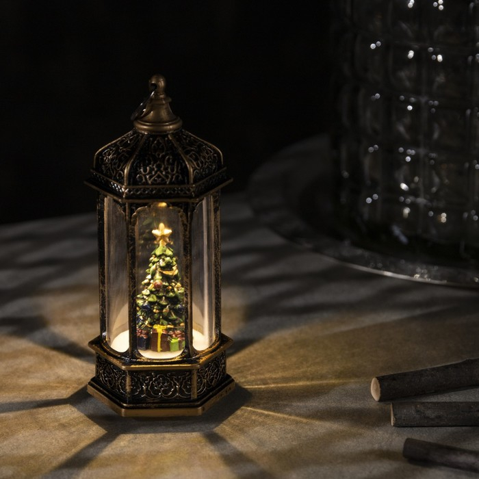 Светодиодная фигура «Ёлка в ротонде» 6.3 × 14 × 6.3 см, пластик, блёстки, батарейки AG13х3 (в комплекте), свечение тёплое белое Светодиодная фигура «Ёлка в ротонде» 6.3 × 14 × 6.3 см, пластик, блёстки, батарейки AG13х3 (в комплекте), свечение тёплое белое