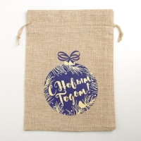 Мешок с термонаклейкой &laquo;Новогодний шар&raquo;, 16 х 24 см +/- 1.5 см, Новый год