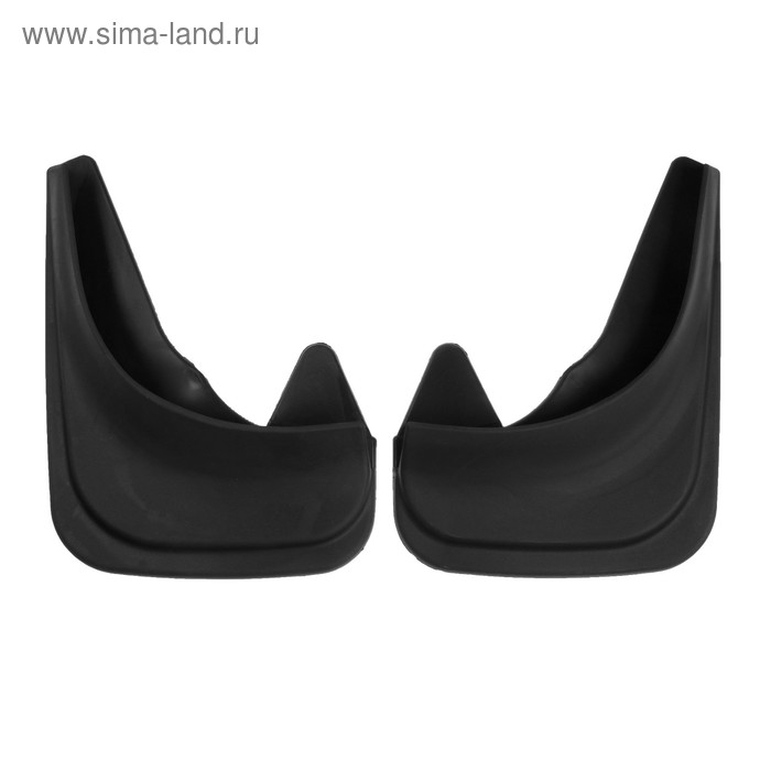 Брызговики универсальные ТюменьАвтоДеталь, 22 х 29 см, резина, чёрные, набор 2 шт