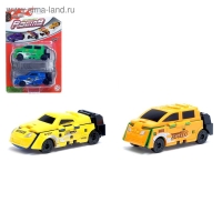 Машина &laquo;Гонка&raquo;, трансформируется, набор 2 штуки, МИКС