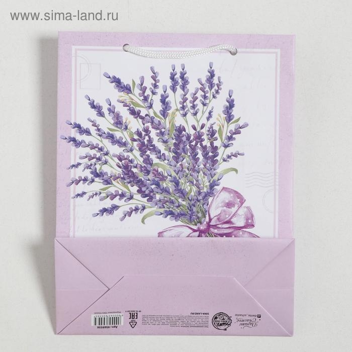 Пакет подарочный ламинированный вертикальный, упаковка, &laquo;Букет&raquo;, MS 18 х 23 х 8 см