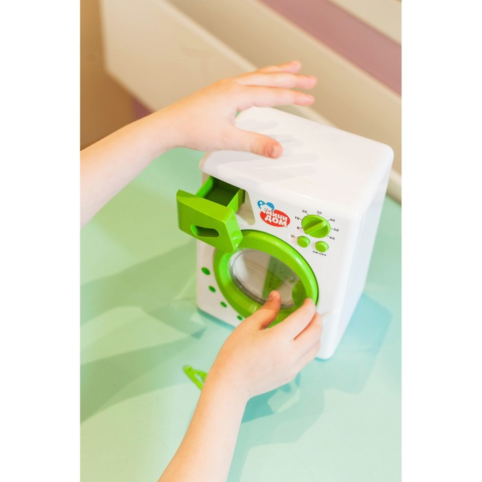 Стиральная машина &laquo;Мини-дом&raquo;, свет, звук, барабан вращается