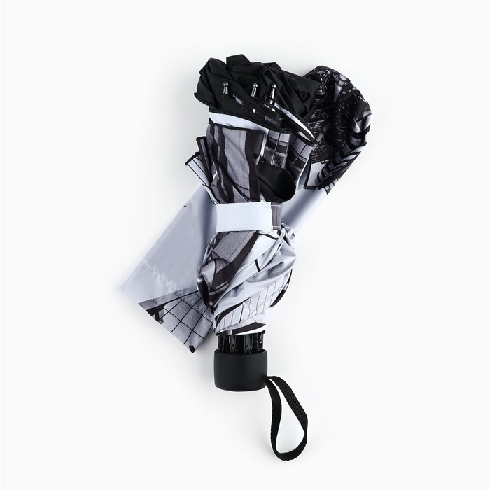 Зонт с внутренним принтом &laquo;Большой город&raquo;, 8 спиц