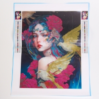 Алмазная мозаика с частичным заполнением на холсте «Птицы», 30 х 40 см Алмазная мозаика с частичным заполнением на холсте «Птицы», 30 х 40 см