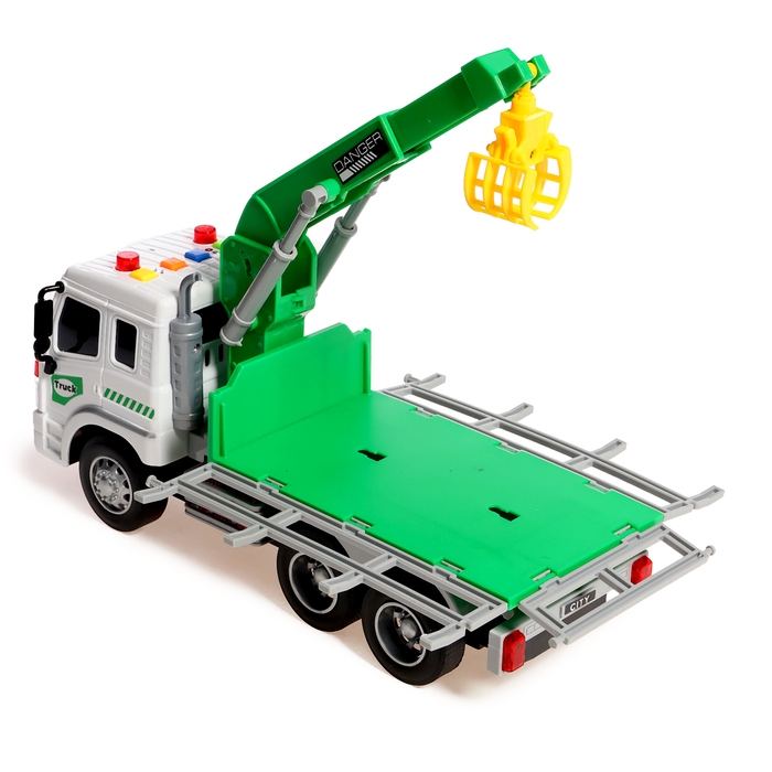 Грузовик &laquo;Лесовоз&raquo;, инерция, 1:16, световые и звуковые эффекты