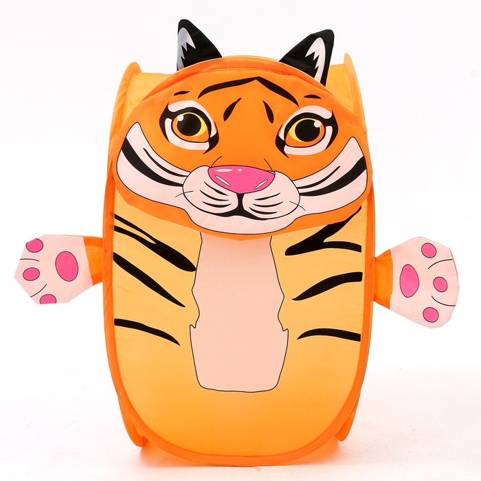 Корзинка для игрушек «Тигрёнок» 34 × 34 × 55 см Корзинка для игрушек «Тигрёнок» 34 × 34 × 55 см