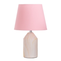 Лампа настольная "Жизель" 1х40Вт Е14 розовый 20х20х32см Лампа настольная "Жизель" 1х40Вт Е14 розовый 20х20х32см