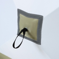 Палатка зимняя куб "СЛЕДОПЫТ" Premium, 2.1 &times; 2.1 м, 4-х местная, 3 слоя, цвет белый/олива