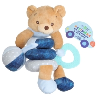 Растяжка - спираль с игрушками дуга на коляску / кроватку для малышей &laquo;Мишка&raquo;, Mum&Baby