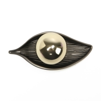 Ручка кнопка CAPPIO RK134 мебельная, цвет графит-золото Ручка кнопка CAPPIO RK134 мебельная, цвет графит-золото