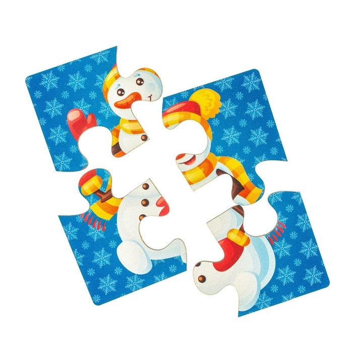 Пазл &laquo;Новогодние герои&raquo;