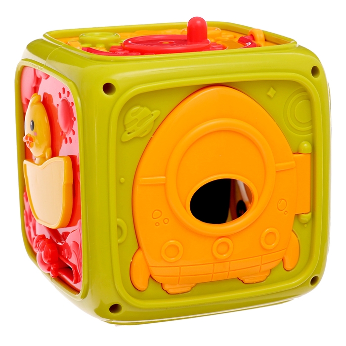 Развивающая игрушка &laquo;Умный кубик&raquo;, 3 в 1: ионика, сортер, бизикуб, звук