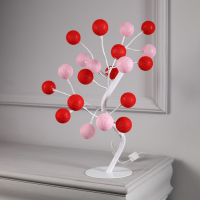 Светодиодный куст «Шарики» 45 см, 20 LED, постоянное свечение, 220 В, свечение тёплое белое Светодиодный куст «Шарики» 45 см, 20 LED, постоянное свечение, 220 В, свечение тёплое белое