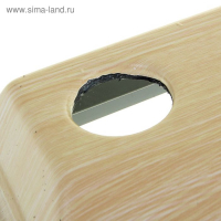 Аквариум "Телевизор" с крышкой, 30 литров, 46 х 20 х 33/38,5 см, беленый дуб