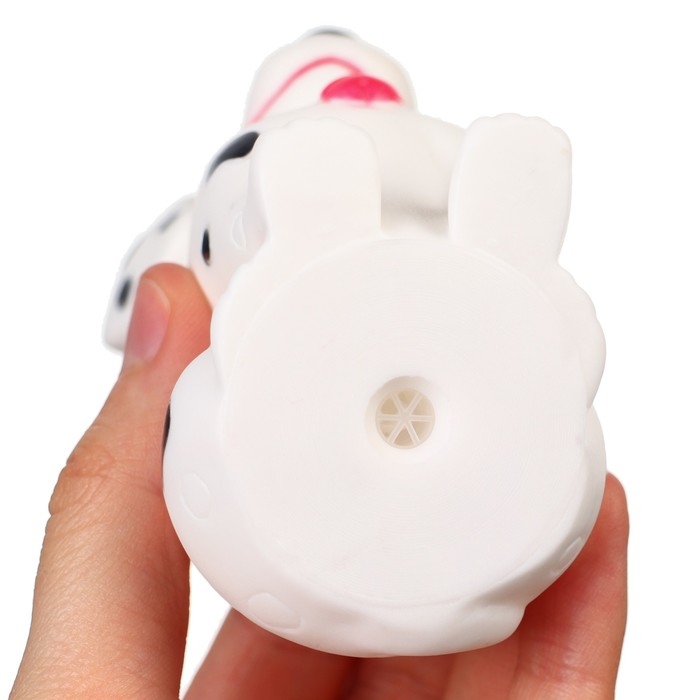 Резиновая игрушка для ванны &laquo;Щенок далматинец&raquo;, 10 см, с пищалкой, Крошка Я