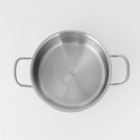 Кастрюля из нержавеющей стали Hanna Kn&ouml;vell, 2 л, d=18 см, h=8 см, толщина стенки 0,6 мм, металлическая крышка, индукция