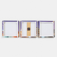 Часы-картина настенные, модульные "Огни большого города", бесшумные, 35 х 110 см, триптих