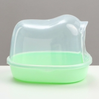 Туалет для грызунов фигурный "Пижон", 13 х 10 х 10 см, зелёный Туалет для грызунов фигурный "Пижон", 13 х 10 х 10 см, зелёный