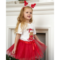 Набор для фотосессии KAFTAN "Рождественский олененок": юбка трёхслойная и ободок Набор для фотосессии KAFTAN "Рождественский олененок": юбка трёхслойная и ободок
