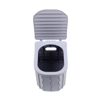 Туалет складной, 12 одноразовых пакетов, 12 пакетов абсорбента, сумка, Greengo