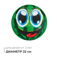 Мяч детский &laquo;Арбузик&raquo;, d=22 см