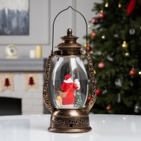 Фигура светодиодная &laquo;Дед Мороз&raquo; 26 х14 х 12 см, от бат. батарейки ААx3 (не в комплекте), USB, свечение тёплое белое