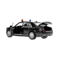 Машинка металлическая &laquo;Аурус сенат&raquo;, открываются двери, багажник, инерция, 13,5 см, черный