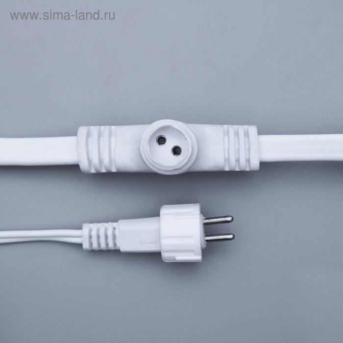 Гирлянда &laquo;Занавес&raquo; 2 &times; 1.5 м, IP65, УМС, белая нить, 360 LED, свечение белое, 220 В