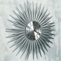Часы настенные, серия: Ажур, "Валлита", плавный ход, d-70 см, циферблат 22 см Часы настенные, серия: Ажур, "Валлита", плавный ход, d-70 см, циферблат 22 см