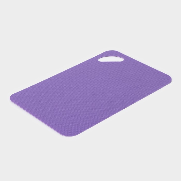 Доска разделочная противоскользящая гибкая Доляна, 29&times;19 см, цвет фиолетовый