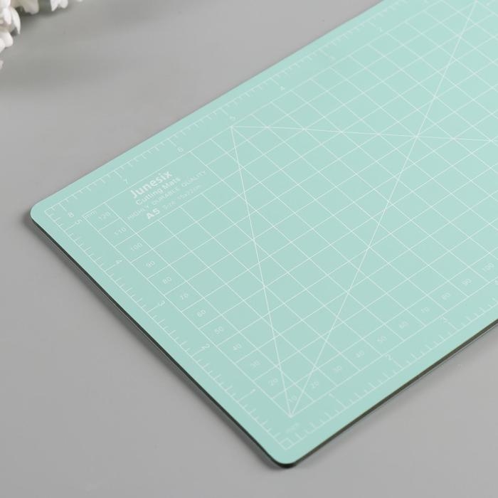 Набор инструментов для творчества: мат А5, нож + 12 лезвий + линейка 15 см