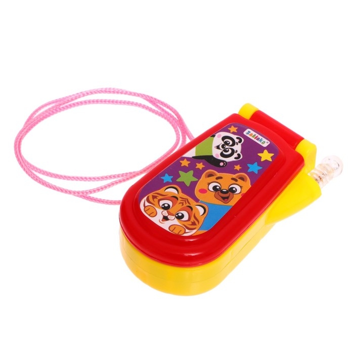 Музыкальный телефон &laquo;Весёлые звери&raquo;, световые и звуковые эффекты, МИКС