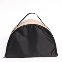 Сумка - переноска для животных, полукруглая, нейлон, 39 х 19 х 27 см, бежевая Сумка - переноска для животных, полукруглая, нейлон, 39 х 19 х 27 см, бежевая