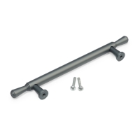 Ручка скоба CAPPIO RS145, м/о 128, цвет графит Ручка скоба CAPPIO RS145, м/о 128, цвет графит