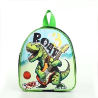 Рюкзак детский на молнии "Выбражулька", цвет зелёный Рюкзак детский на молнии "Выбражулька", цвет зелёный