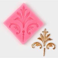 Молд &laquo;Завитки&raquo;, силикон, 6,5&times;0,7 см, цвет МИКС